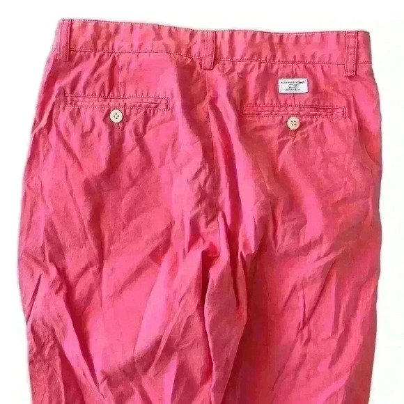 Vineyard Vines size 32x30 100% cotton pink pant chino slack mens - Picture 5 of 5